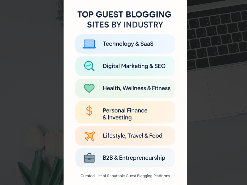 Top Guest Blogging Sites by Category Wise (Your Master List)